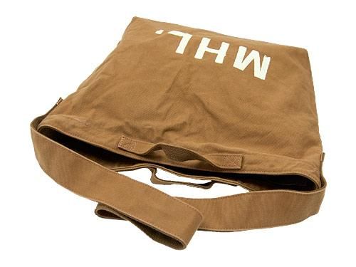 MHL. HEAVY CANVAS SHOULDER BAG  063MUSTARD 595171451