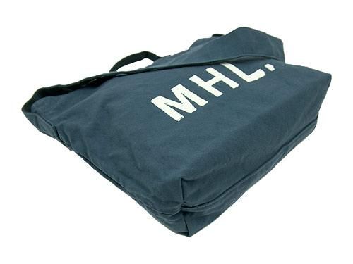 MHL. HEAVY CANVAS SHOULDER BAG  114BLUE 595171451