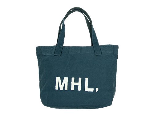 MHL. HEAVY CANVAS TOTE BAG 114BLUE 【595171452】
