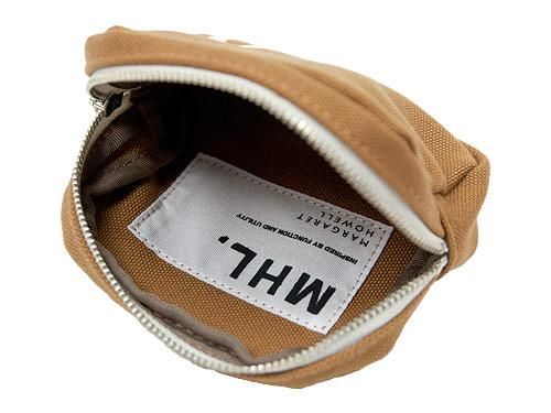 MHL. HEAVY CANVAS POUCH 0 063MUSTARD