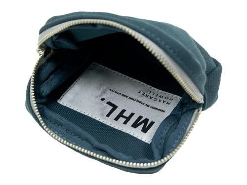 MHL. HEAVY CANVAS POUCH 0 114BLUE