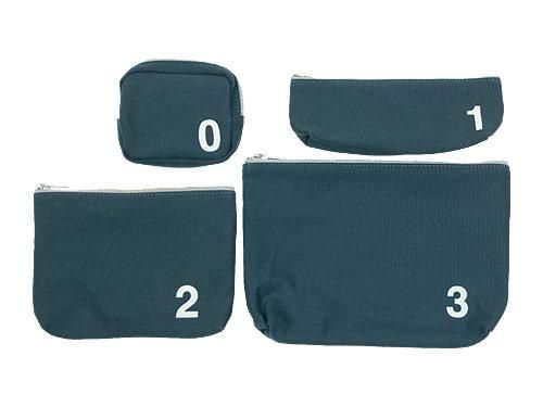 MHL. HEAVY CANVAS POUCH 0 114BLUE