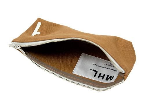 MHL. HEAVY CANVAS POUCH 1 063MUSTARD