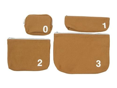 MHL. HEAVY CANVAS POUCH 1 063MUSTARD