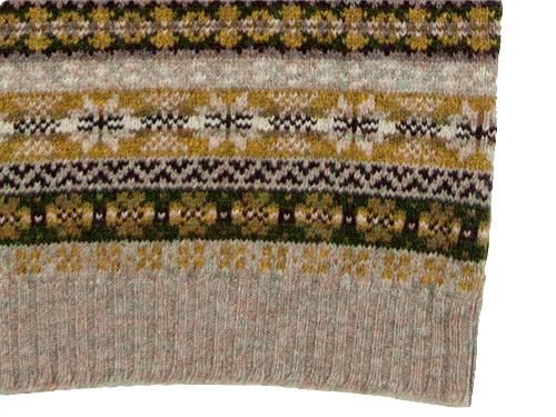 Jamieson's V NECK VEST LIGHT BROWN
