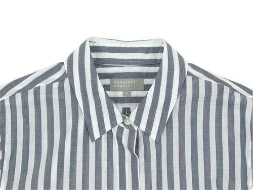 MARGARET HOWELL CAROUSEL STRIPE SHIRTS 117BLUE ̥ǥ