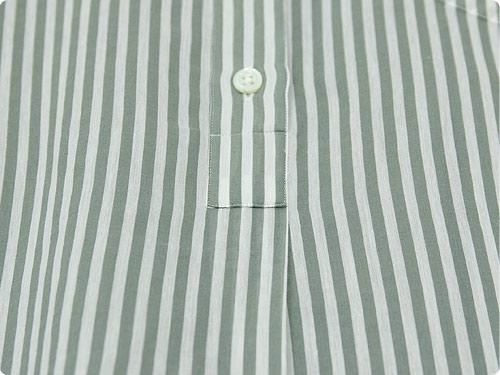 MARGARET HOWELL COTTON SILK BOLD STRIPE S/S ONE-PIECE 020GRAY ̥ǥ
