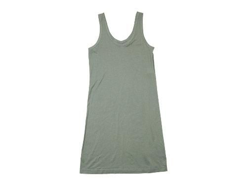 MARGARET HOWELL COTTON SILK BOLD STRIPE S/S ONE-PIECE 020GRAY ̥ǥ