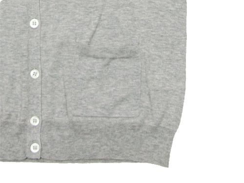 MARGARET HOWELL FINE COTTON MELANGE CARDIGAN 020GRAY ̥ǥ