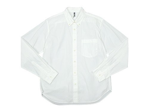 MHL. G.D. POPLIN B.D. SHIRTS 030WHITE 〔メンズ〕 MHL.通販・取扱い rusk（ラスク）