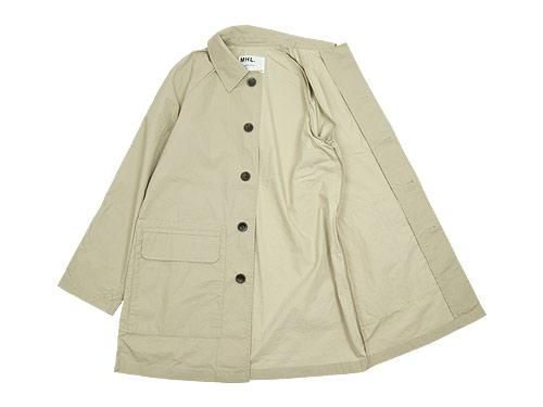 MHL. CONTRAST FACE COTTON COAT 040LIGHT BEIGE ̥󥺡