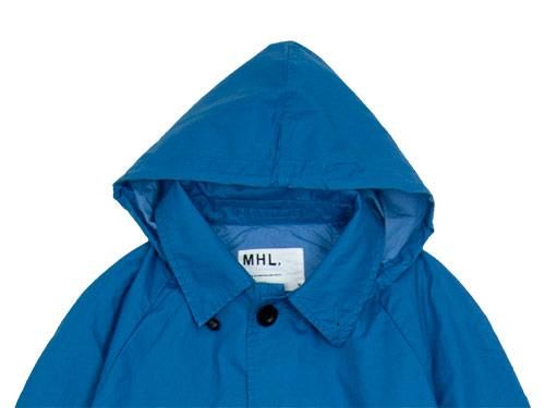 MHL. CONTRAST FACE COTTON COAT 110BLUE ̥󥺡