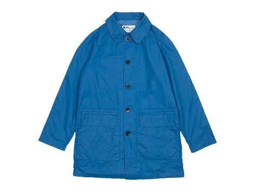 MHL. CONTRAST FACE COTTON COAT 110BLUE ̥󥺡