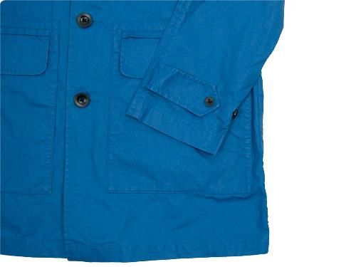 MHL. CONTRAST FACE COTTON COAT 110BLUE ̥󥺡