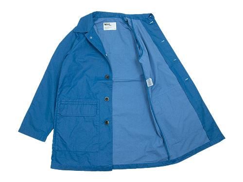 MHL. CONTRAST FACE COTTON COAT 110BLUE ̥󥺡