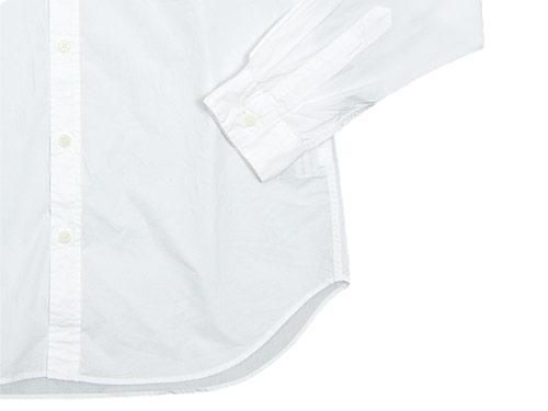 MHL. GARMENT DYE POPLIN SHIRTS 030WHITE ̥󥺡