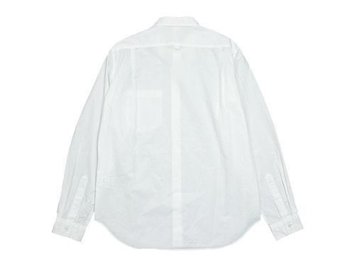 MHL. GARMENT DYE POPLIN SHIRTS 030WHITE ̥󥺡