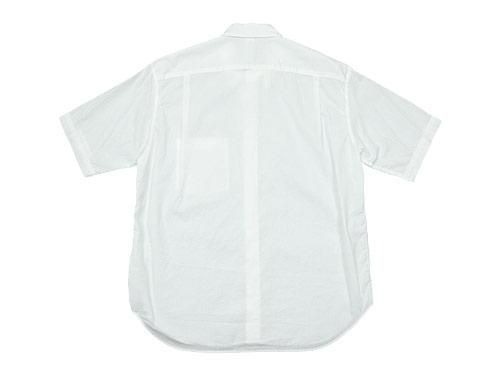 MHL. GARMENT DYE COTTON LINEN S/S SHIRTS 030WHITE ̥󥺡