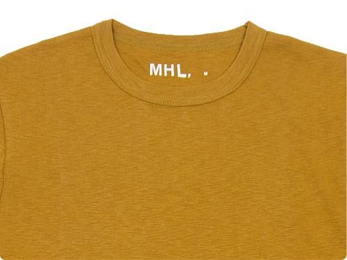 MHL. BASIC RIB JERSEY CUTSEW 063MUSTARD ̥󥺡