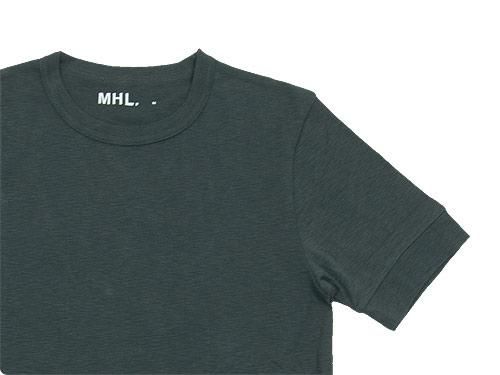 MHL. BASIC RIB JERSEY S/S CUTSEW 024CHARCOAL GRAY ̥󥺡