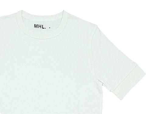 MHL. BASIC RIB JERSEY S/S CUTSEW 032OFF WHITE ̥󥺡