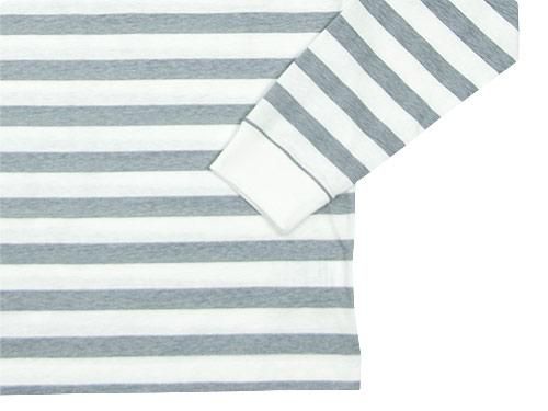 MHL. PRINTED BASIC STRIPE CUTSEW 021GRAY ̥󥺡