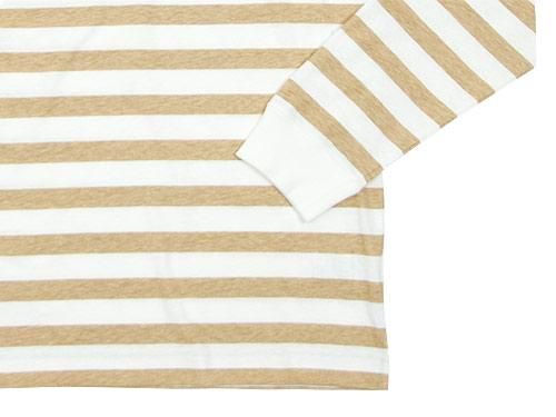 MHL. PRINTED BASIC STRIPE CUTSEW 040BEIGE̥󥺡
