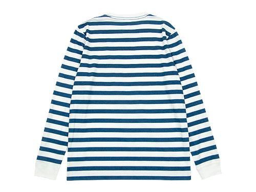 MHL. PRINTED BASIC STRIPE CUTSEW 114NAVY ̥󥺡