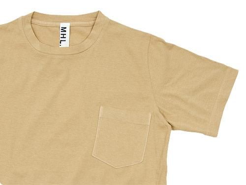 MHL. NATURAL DYE JERSEY S/S CUTSEW 060MUSTARD ̥󥺡