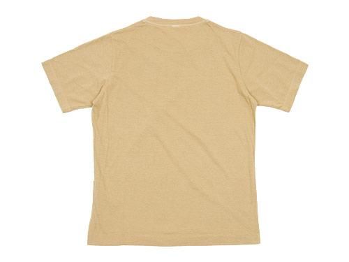 MHL. NATURAL DYE JERSEY S/S CUTSEW 060MUSTARD ̥󥺡