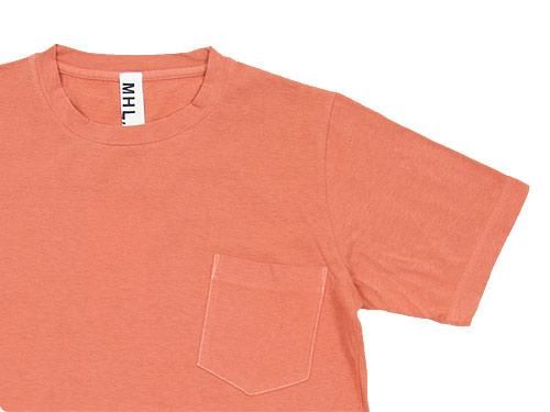 MHL. NATURAL DYE JERSEY S/S CUTSEW 105PINK ̥󥺡