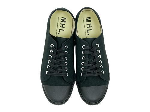MHL. COTTON CANVAS SHOES 010BLACK