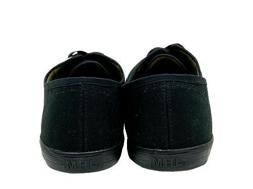 MHL. COTTON CANVAS SHOES 010BLACK