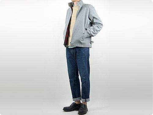 MARGARET HOWELL COTTON LINEN END ON END BLOUSON 020GRAY 〔メンズ〕