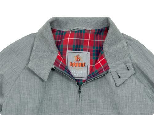 MARGARET HOWELL COTTON LINEN END ON END BLOUSON 020GRAY ̥󥺡