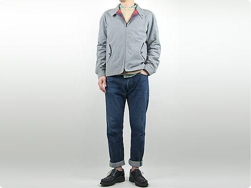 MARGARET HOWELL COTTON LINEN END ON END BLOUSON 020GRAY ̥󥺡
