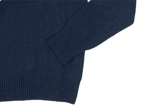 MARGARET HOWELL COTTON CASHMERE KNIT 120NAVY ̥󥺡