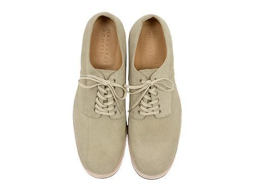 MARGARET HOWELL SUEDE DERBY SHOES 043STONE ̥󥺡