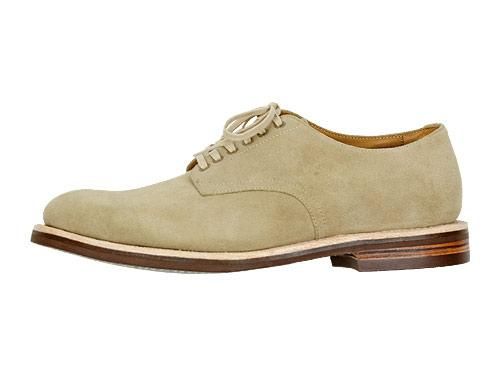 MARGARET HOWELL SUEDE DERBY SHOES 043STONE ̥󥺡