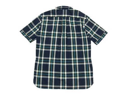 EEL HIMAWARI SHIRTS 27NAVY MADRAS