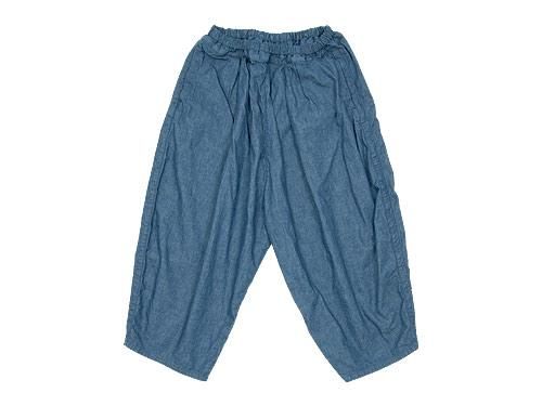 ordinary fits BALL PANTS CHAMBRAY BLUE