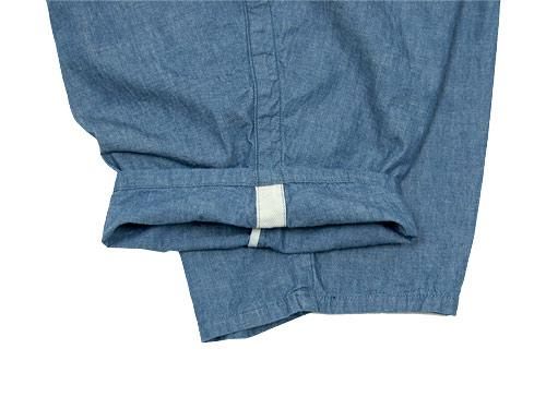 ordinary fits BALL PANTS CHAMBRAY BLUE