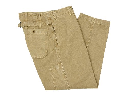 ordinary fits FRENCH CROPPED PANTS DUCK BEIGE