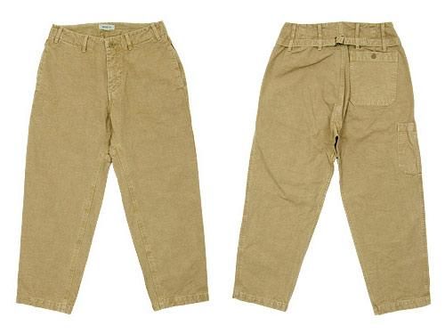ordinary fits FRENCH CROPPED PANTS DUCK BEIGE