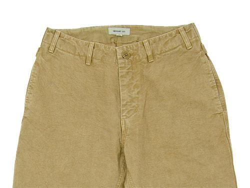ordinary fits FRENCH CROPPED PANTS DUCK BEIGE