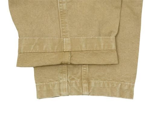 ordinary fits FRENCH CROPPED PANTS DUCK BEIGE