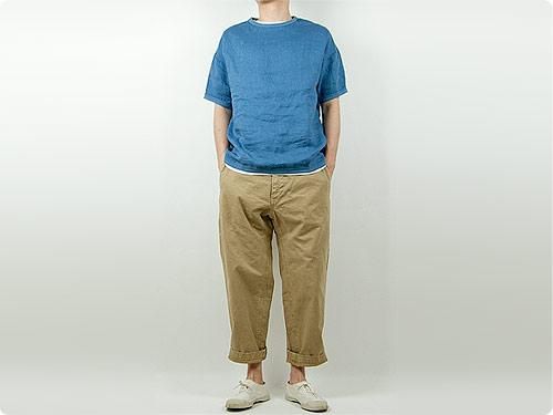 ordinary fits FRENCH CROPPED PANTS DUCK BEIGE