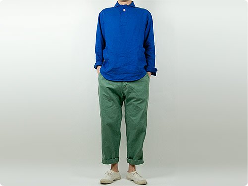 ordinary fits FRENCH CROPPED PANTS DUCK KHAKI