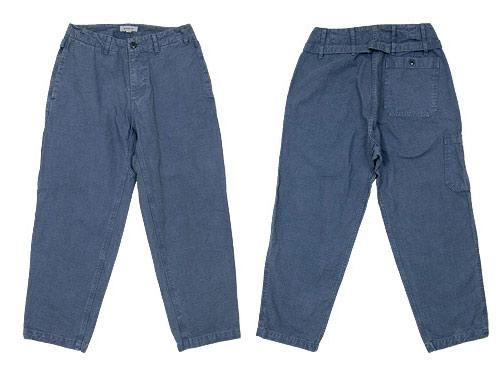 ordinary fits FRENCH CROPPED PANTS DUCK NAVY