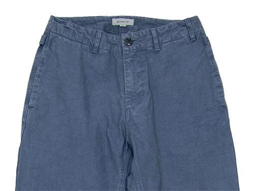 ordinary fits FRENCH CROPPED PANTS DUCK NAVY